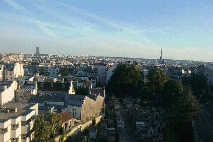 Photo de la ville de Paris vue de Montmartre